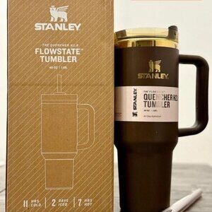 Stanley CHOCOLATE GOLD 40oz FACTORY SEALED Limited Quencher Tumbler NEW